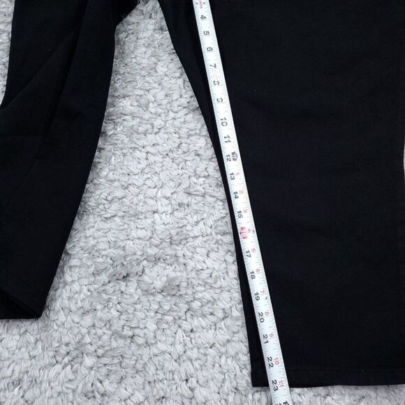 1822 Denim Crop Skinny Jeans Stretch Black Women's Plus Size 24W Re:Denim - Picture 9 of 10